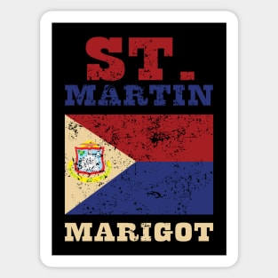 Flag of St Martin Sticker